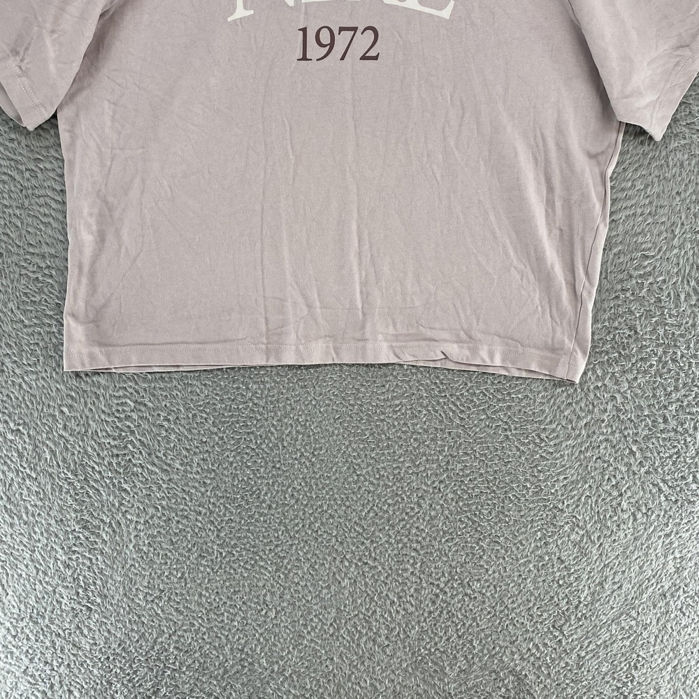 Nike Boxy Shirt Womens XL Logo Graphic Tee The Nike Tee Loose Fit Relaxed Lilac - Picture 2 of 12